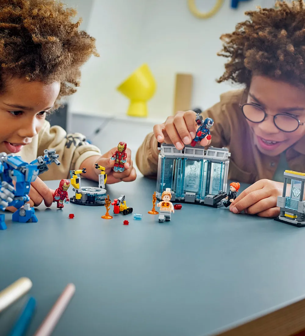 LEGO® Lego®|Byg Og Klodser>Marvel - Iron Mans Laboratorium: Dragt... 76315 - 384 Dele