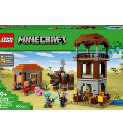 LEGO® Lego®|Konstruktionslegetøj|Minecraft - Røverforposten Og Ravager 21278 - 665 Dele