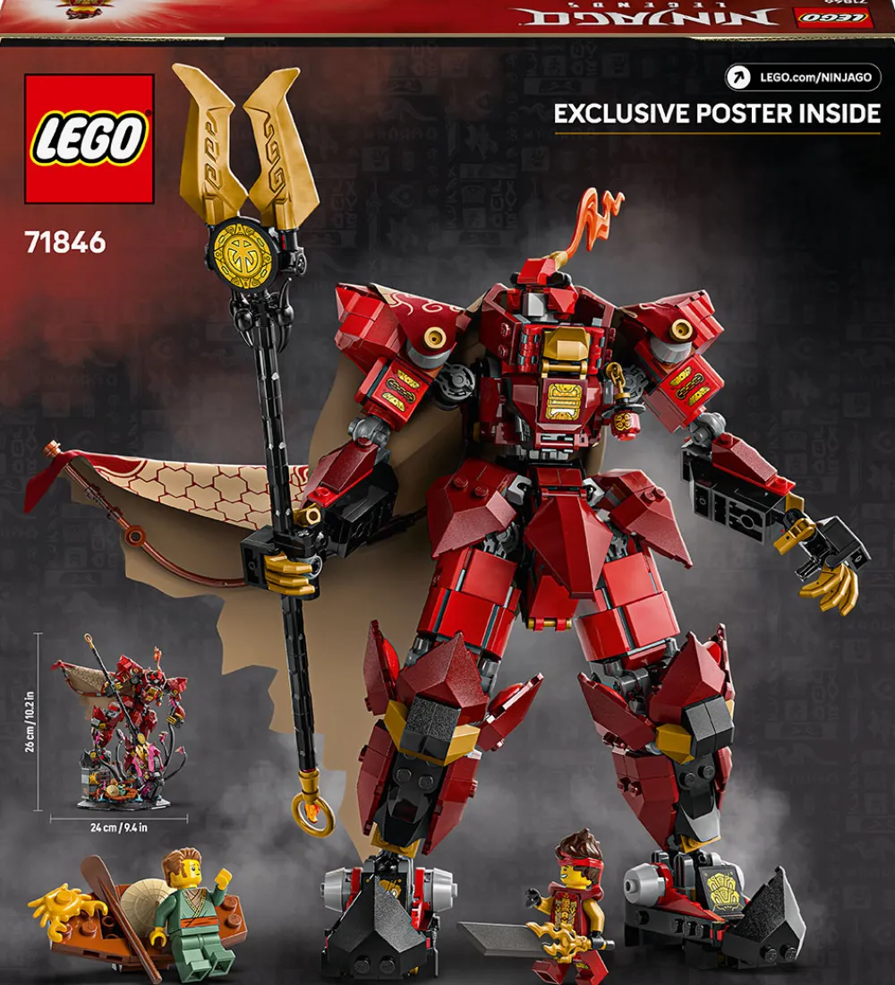 LEGO® Lego®|Konstruktionslegetøj>Ninjago - Ildridder-mech 71846 - 996 Dele