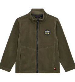 Børn LEGO® Wear Fleece|LEGO® Ninjago Fleecejakke - LWSakso 601 - Grøn