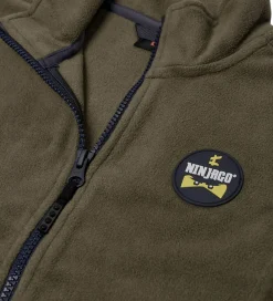 Børn LEGO® Wear Fleece|LEGO® Ninjago Fleecejakke - LWSakso 601 - Grøn
