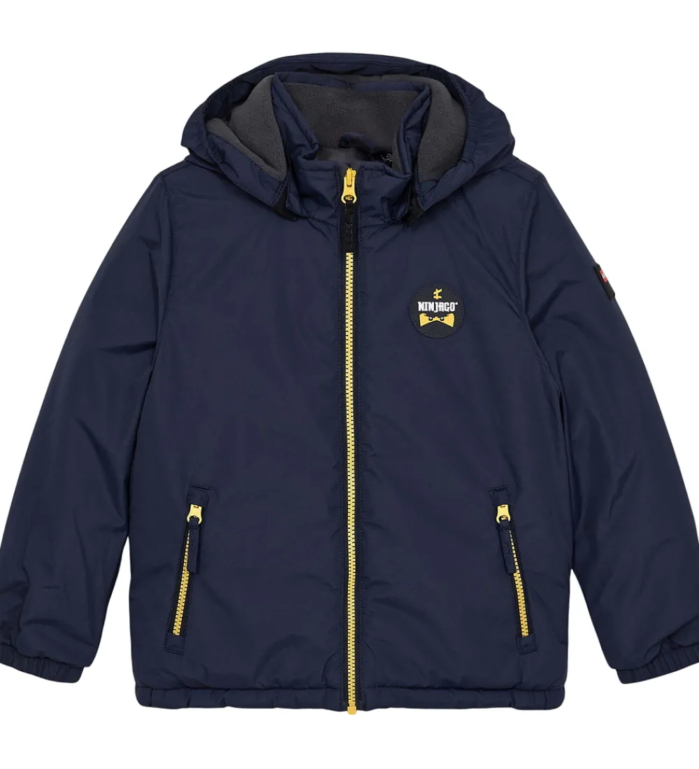 Børn LEGO® Wear Vinterjakker|LEGO® Ninjago Vinterjakke - LWJebel 601 - Navy m. Ninja