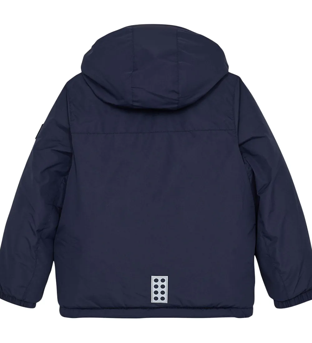 Børn LEGO® Wear Vinterjakker|LEGO® Ninjago Vinterjakke - LWJebel 601 - Navy m. Ninja