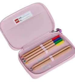 LEGO® Tasker Penalhuse|LEGO® Penalhus m. Indhold - Flowers - Lyserød