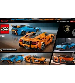 LEGO® Lego®|Konstruktionslegetøj></noscript>Speed Champions - Lamborghini Revuelto Og Huracán STO 7723