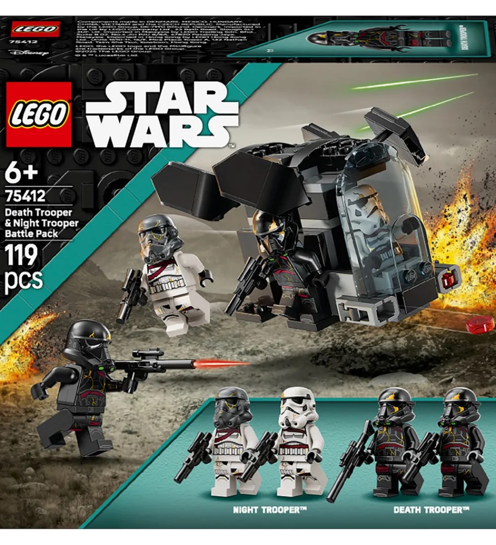 LEGO® Lego®|Konstruktionslegetøj|Star Wars - Battle Pack med dødssoldat... 75412 - 119 Dele