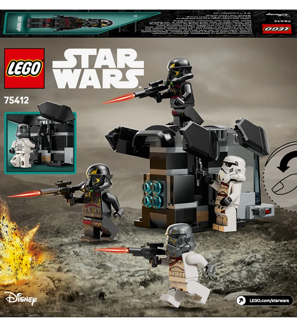 LEGO® Lego®|Konstruktionslegetøj|Star Wars - Battle Pack med dødssoldat... 75412 - 119 Dele