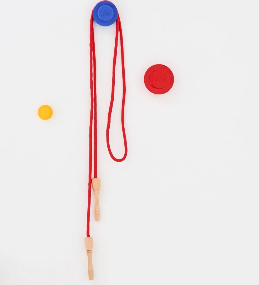 LEGO® Storage Knager>Knagerækkesæt - 3 stk - 10/8/5 cm - Gul/Blå/Rød