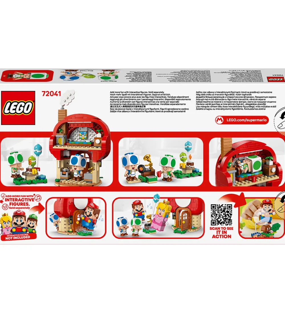LEGO® Lego®|Konstruktionslegetøj|Super Mario - Fest I Toads Hus 72041 - 276 Dele