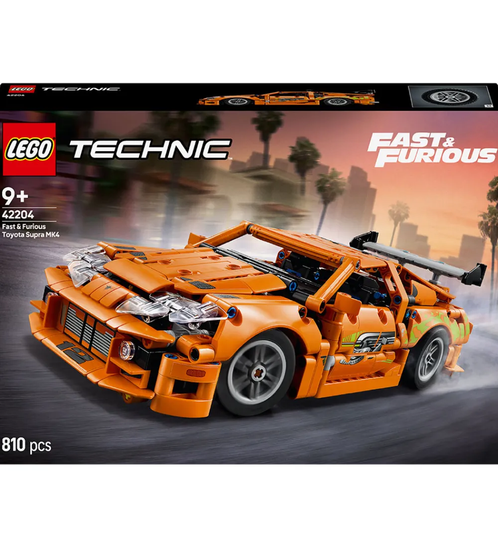 LEGO® Lego®|Byg Og Klodser|Technic - Fast and Furious Toyota Supr... 42204 - 810 Dele