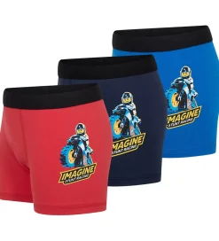 Børn LEGO® Wear Undertøj|City Boxershorts - 3-pak - LwaGan - Blå/Rød