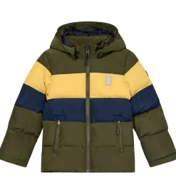 Børn LEGO® Wear Overgangsjakker|Dunjakker Og Dynejakker>Dynejakke - LWJipe 705 - Yellow/Navy/Army