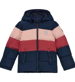 Børn LEGO® Wear Overgangsjakker|Dunjakker Og Dynejakker|Dynejakke - LWJipe 705 - Navy/Dark Rose/Rose/