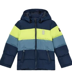 Børn LEGO® Wear Overgangsjakker|Dunjakker Og Dynejakker|Dynejakke - LWJipe 705 - Navy/Blå/Gul