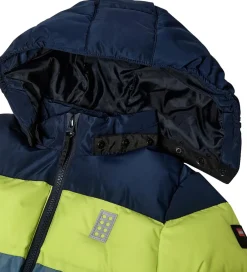Børn LEGO® Wear Overgangsjakker|Dunjakker Og Dynejakker|Dynejakke - LWJipe 705 - Navy/Blå/Gul