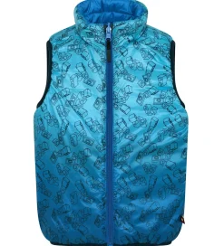 Børn LEGO® Wear Dunveste Og Dyneveste>Dynevest - Vendbar - LWJesse 203 - Blå/Lyseblå m. Pri