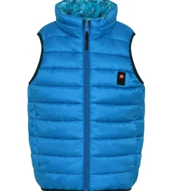 Børn LEGO® Wear Dunveste Og Dyneveste>Dynevest - Vendbar - LWJesse 203 - Blå/Lyseblå m. Pri