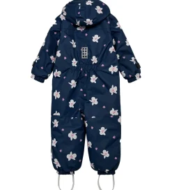 Børn LEGO® Wear Flyverdragter>Flyverdragt - LWJaz 710 - Navy m. Blomster