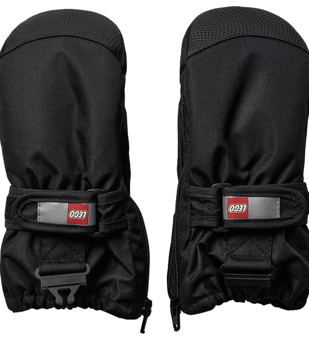 Børn LEGO® Wear Handsker Og Luffer>Luffer m. Lynlås - LWAripo 703 - Sort
