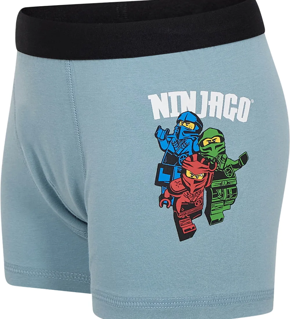 Børn LEGO® Wear Undertøj|Ninjago Boxershorts - 5-pak - LwAgan 608 - Blå/Brun/G