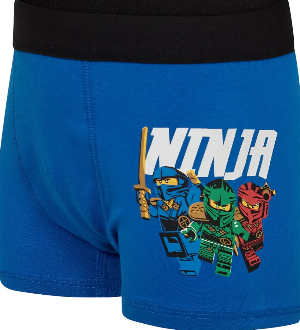 Børn LEGO® Wear Undertøj>Ninjago Boxershorts - 3-pak - LwAgan - Blå/Grøn