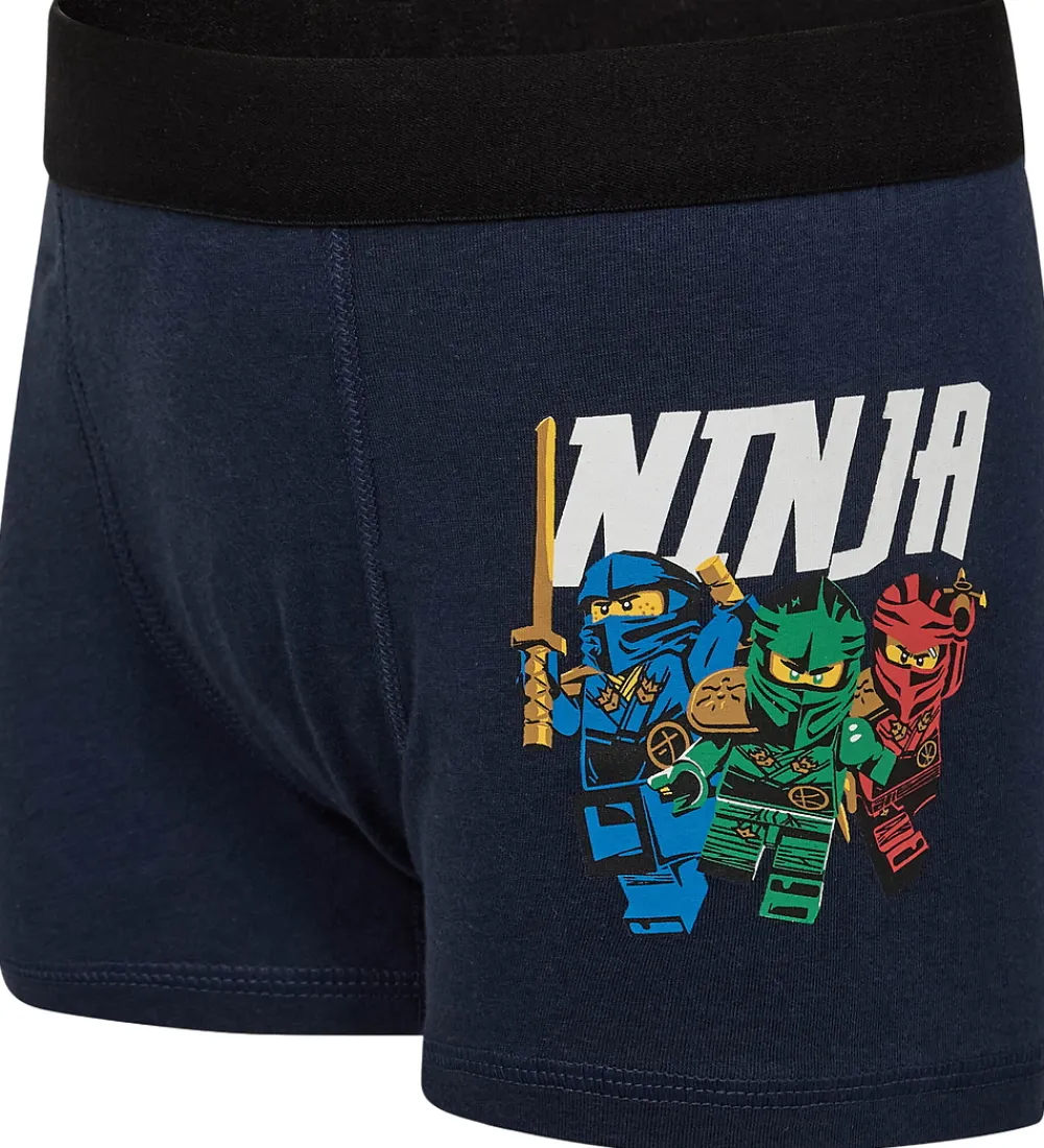 Børn LEGO® Wear Undertøj>Ninjago Boxershorts - 3-pak - LwAgan - Blå/Grøn