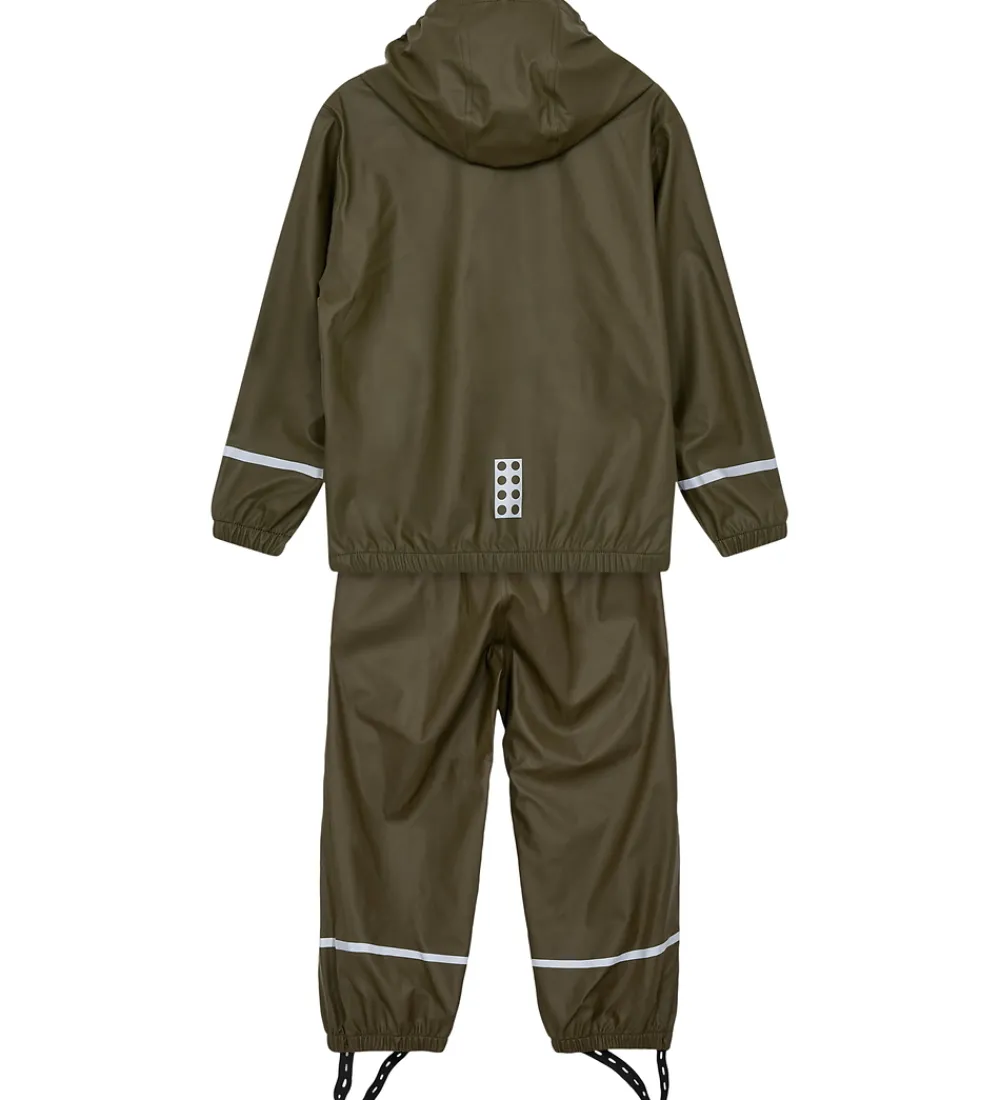 Børn LEGO® Wear Regntøj|Regntøj - PU - LWJori 200 - Dark Khaki