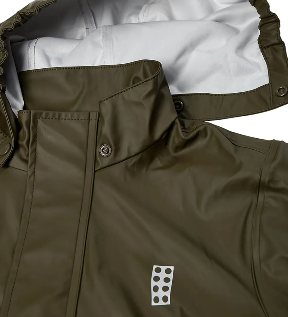 Børn LEGO® Wear Regntøj|Regntøj - PU - LWJori 200 - Dark Khaki