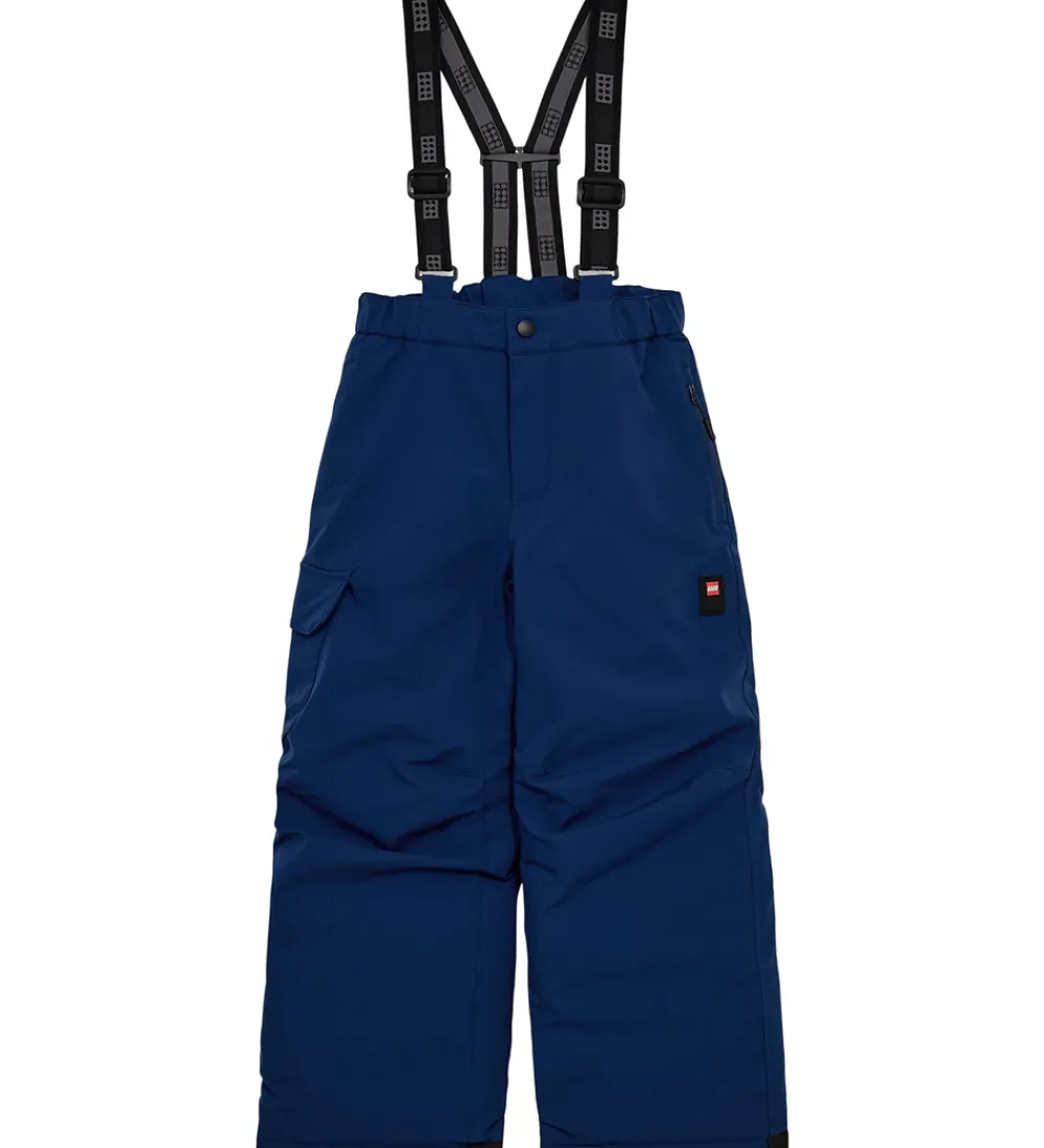 Børn LEGO® Wear Skibukser|Skibukser|Skibukser m. Seler - LWPayton 701 - Blå