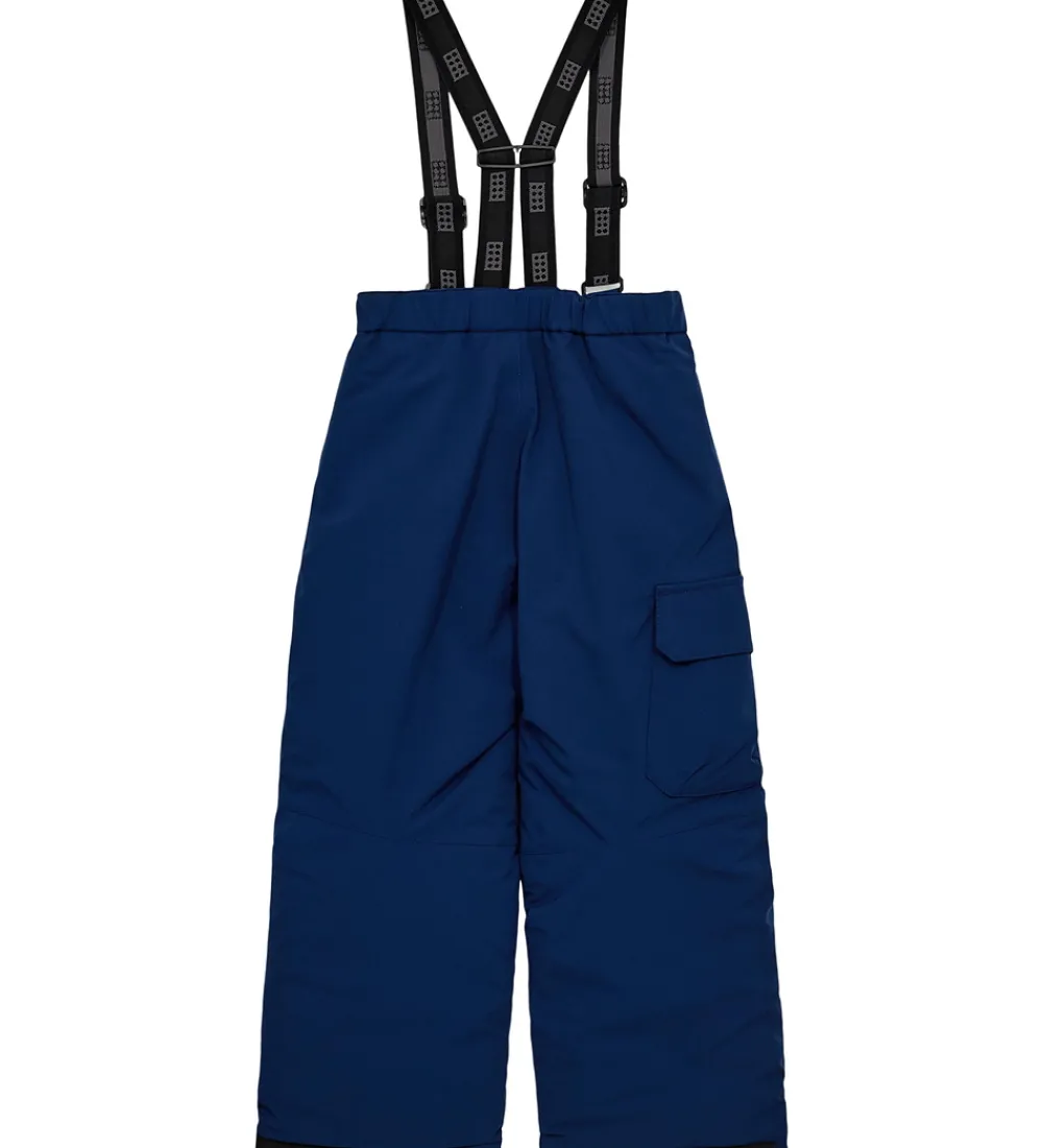 Børn LEGO® Wear Skibukser|Skibukser|Skibukser m. Seler - LWPayton 701 - Blå