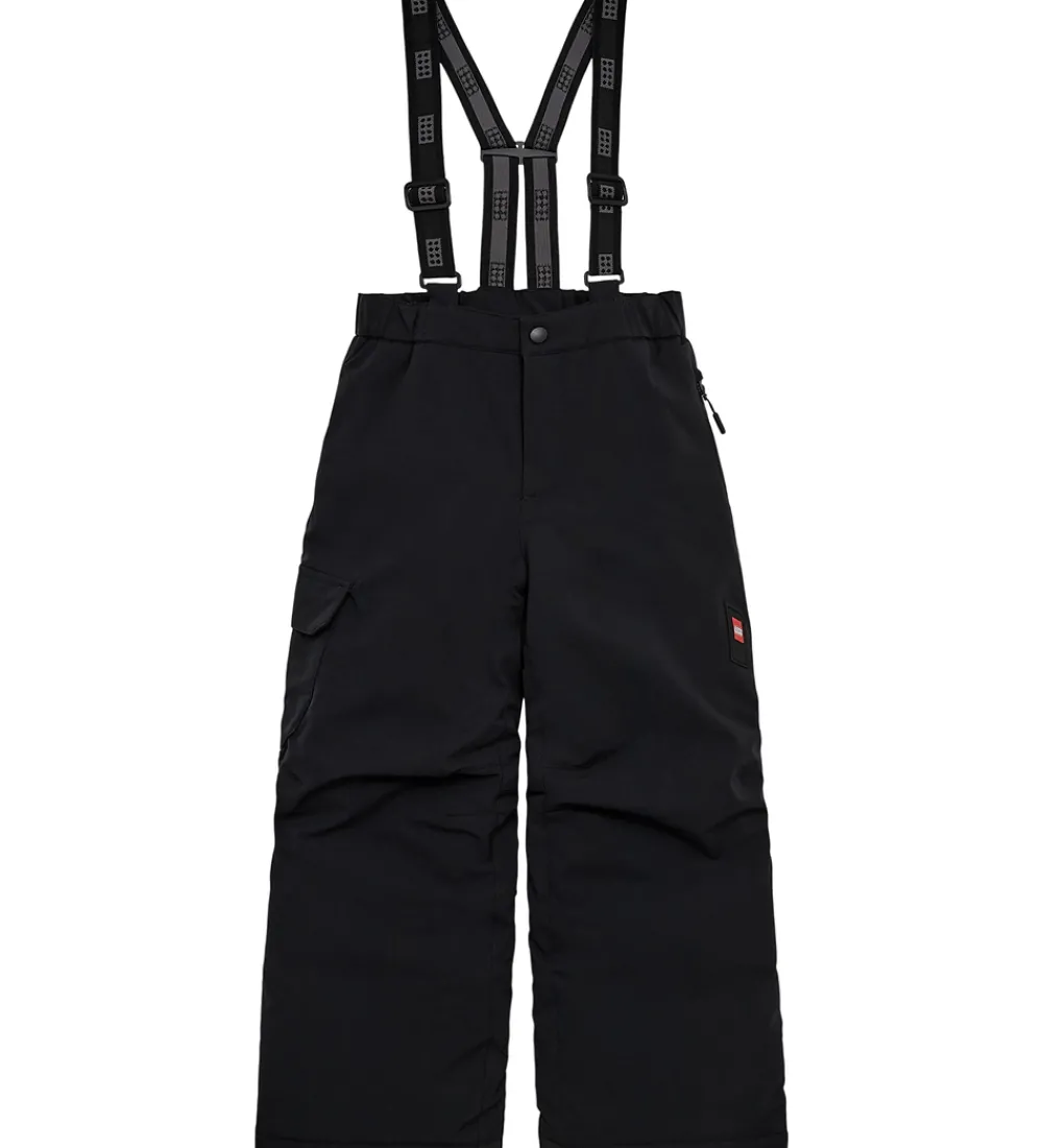 Børn LEGO® Wear Skibukser|Skibukser>Skibukser m. Seler - LWPayton 701 - Sort
