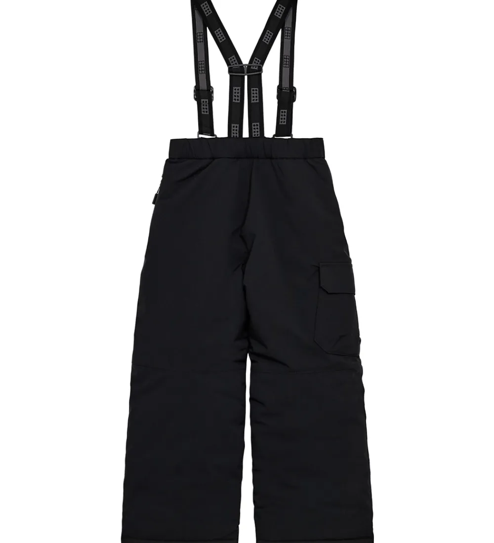 Børn LEGO® Wear Skibukser|Skibukser>Skibukser m. Seler - LWPayton 701 - Sort