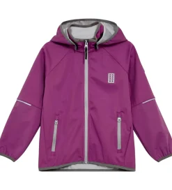 Børn LEGO® Wear Softshell|Softshelljakke - LWSefrit 200 - Dark Pink