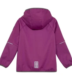 Børn LEGO® Wear Softshell|Softshelljakke - LWSefrit 200 - Dark Pink