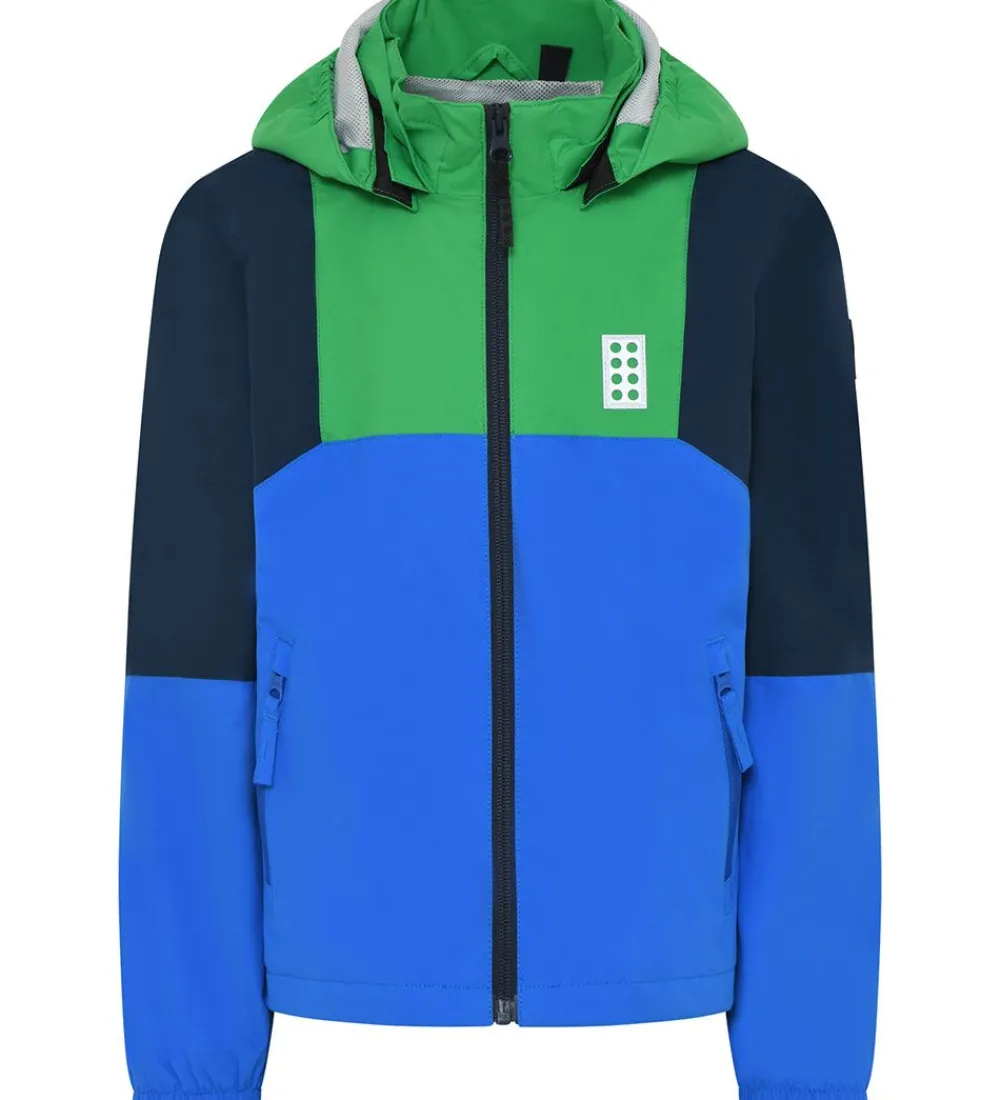 Børn LEGO® Wear Sommerjakker|Sommerjakke - LWJochy 200 - Blå/Grøn