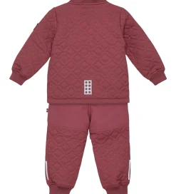 Børn LEGO® Wear Termotøj|Termotøj m. Fleece - Quiltet - LWSaku 612 - Mørk Rosa