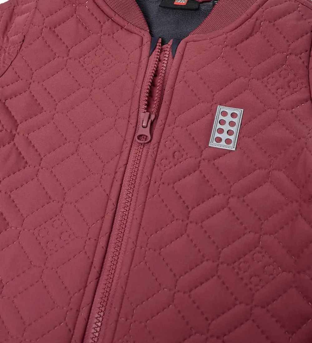 Børn LEGO® Wear Termotøj|Termotøj m. Fleece - Quiltet - LWSaku 612 - Mørk Rosa
