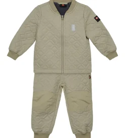 Børn LEGO® Wear Termotøj|Termotøj m. Fleece - Quiltet - LWSaku 612 - Grøn