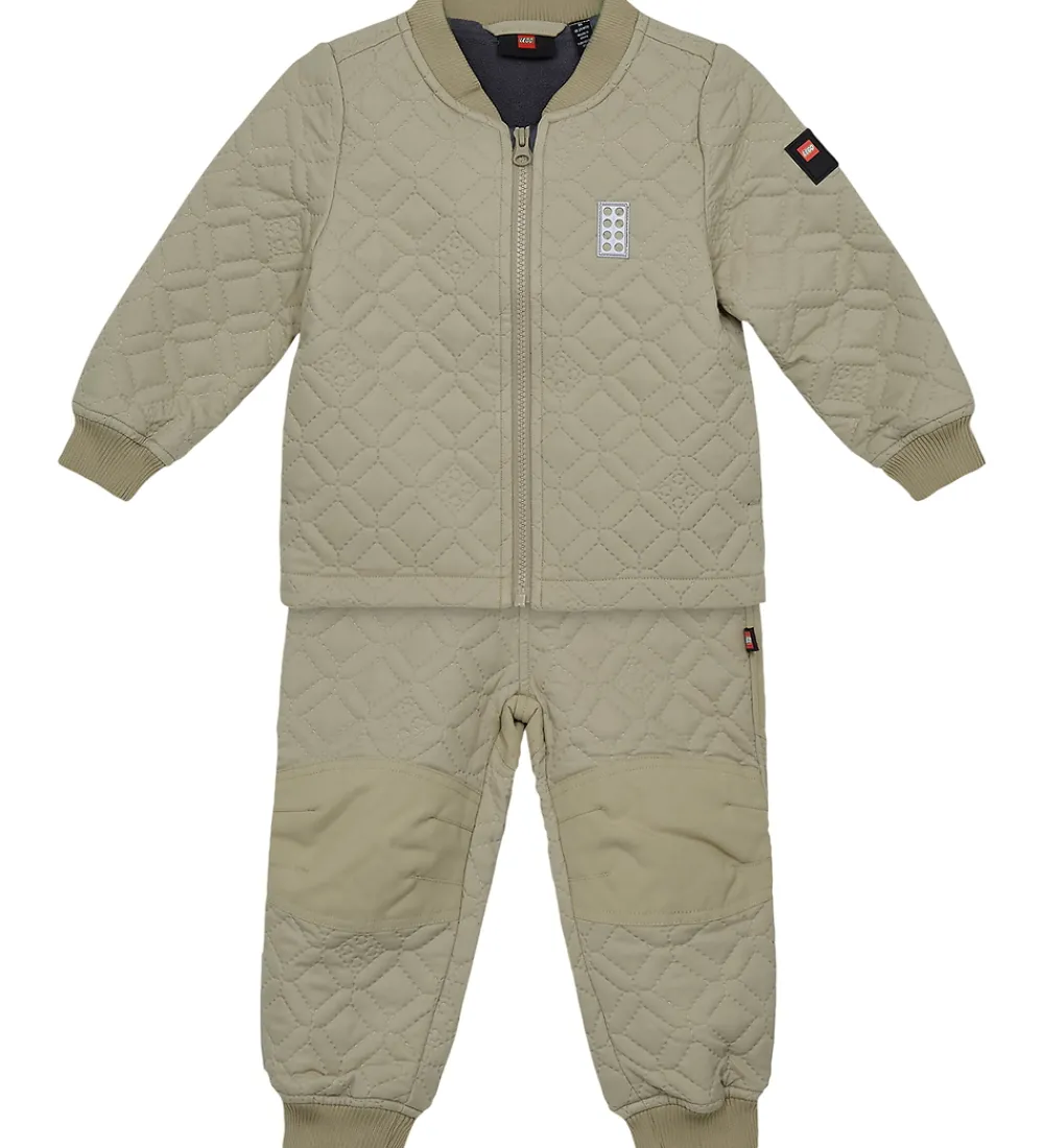 Børn LEGO® Wear Termotøj|Termotøj m. Fleece - Quiltet - LWSaku 612 - Grøn