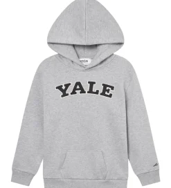 Børn Les Deux Hættetrøjer|Hættetrøje - Yale - Lys Grå Meleret/Sort