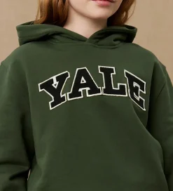 Børn Les Deux Hættetrøjer|Hættetrøje - Yale - Grøn/Sort