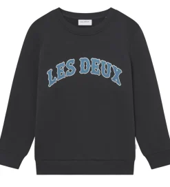 Børn Les Deux Sweatshirts|Sweatshirt - Brady Western - Raven Grey