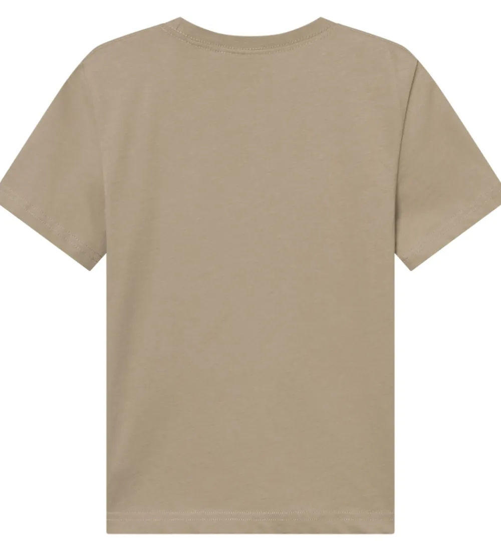 Børn Les Deux T-Shirts>T-shirt - Brady Western - Dark Sand