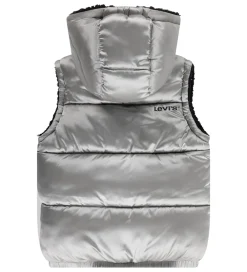 Børn Levis Dunveste Og Dyneveste|Dynevest m. Fleece - Vendbar - Sølv/Sort