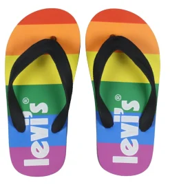 Levis Klipklappere>Klipklapper - South Beach 2.0 - Black/Rainbow