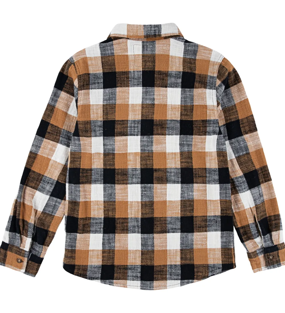 Børn Levis Skjorter|Konfirmationstøj|Skjorte - Buffalo Check - Jet Black