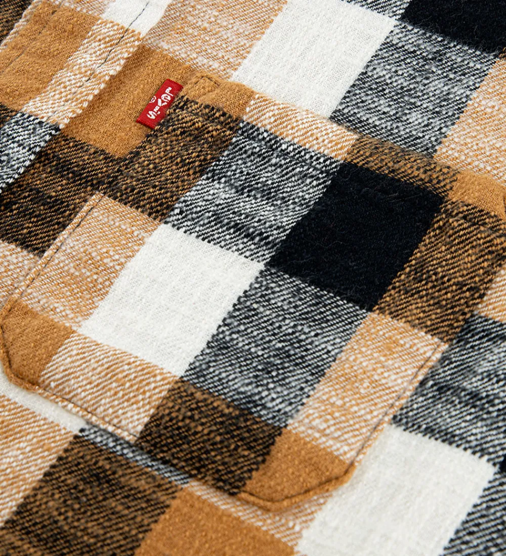 Børn Levis Skjorter|Konfirmationstøj|Skjorte - Buffalo Check - Jet Black