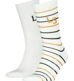 Børn Levis Strømper>Strømper - 2-pak - Hvid m. Striber