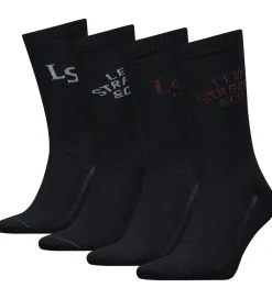 Børn Levis Strømper>Strømper - 4-pak - Sort m. Print