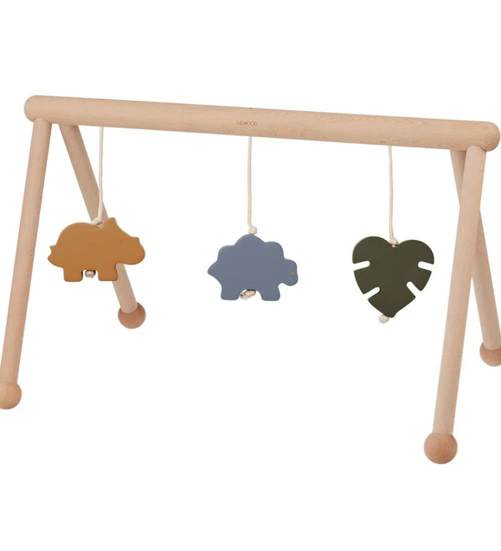 Liewood Aktivitetsstativer|Aktivitetsstativ m. Tilbehør - Træ - Ernie - Dino Mix